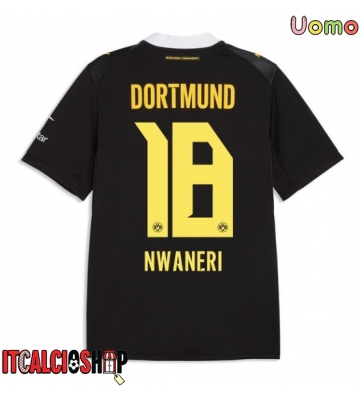 Borussia Dortmund Ethan Nwaneri #18 Seconda Maglia 2026-27 Manica Corta Borussia Dortmund Ethan Nwaneri #18 Seconda Maglia 2026-27 Manica Corta